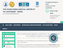 Tablet Screenshot of eng.sheba-hospital.org.il